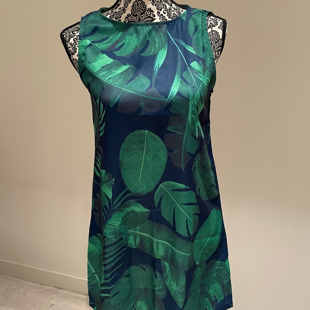 SHEIN Leaf Print Dress Size XS